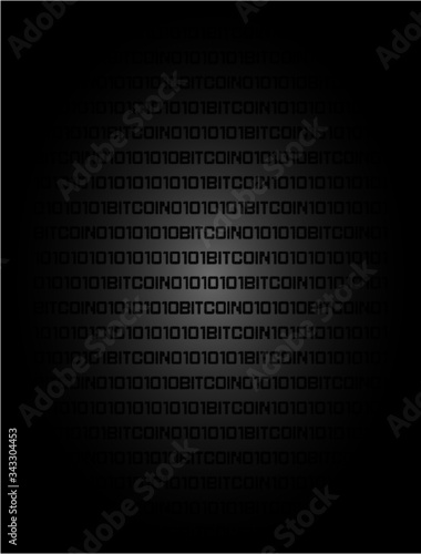 bitcoin graphic design vector art