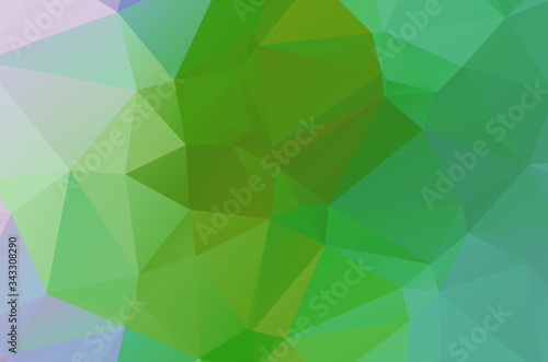 light Green geometric designs. Vector, multicolor geometric background