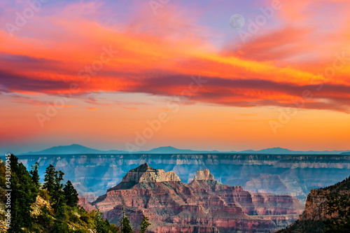 Grand Canyon landscape from North Rim, Arizona, USA