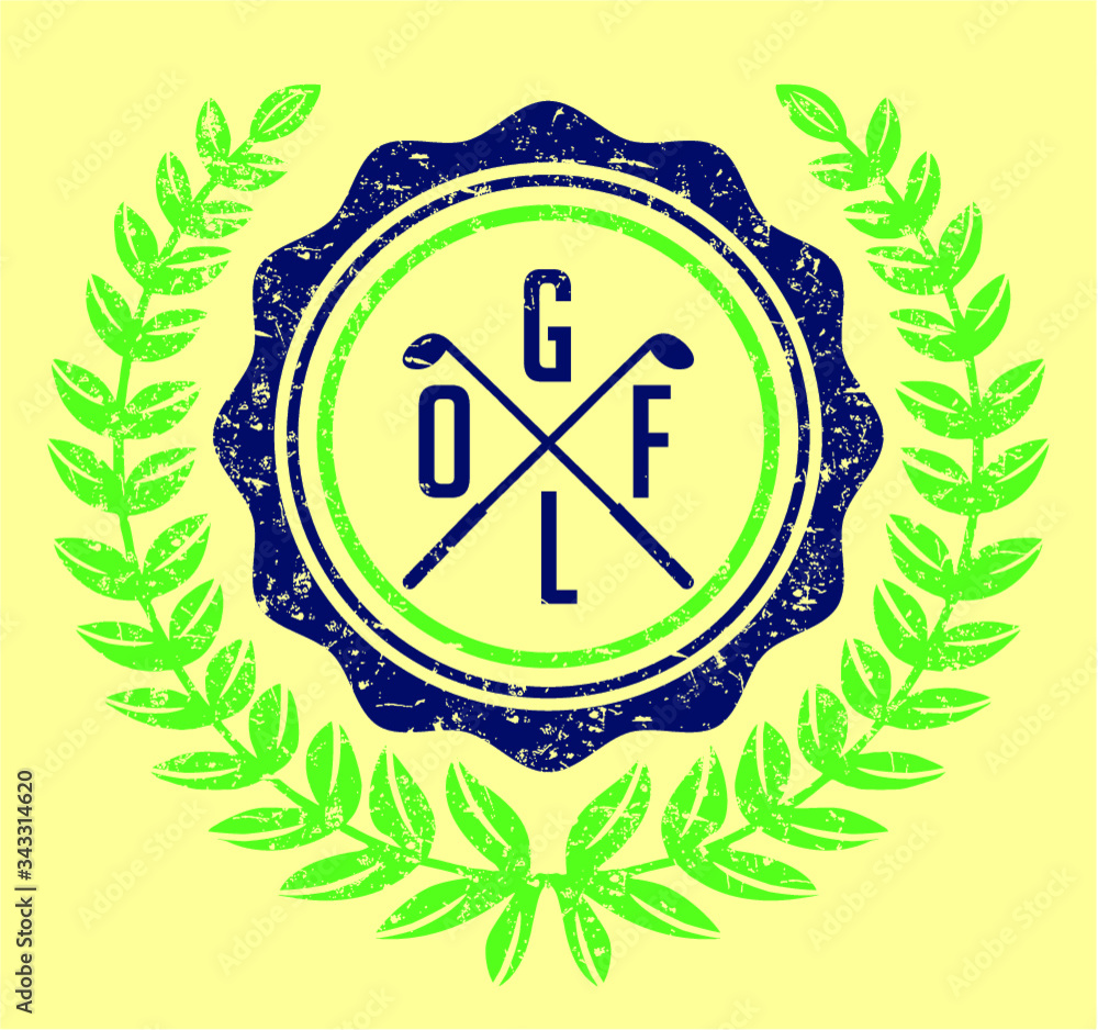 Golf sport graphic design vector art Golf sport graphic design vector art