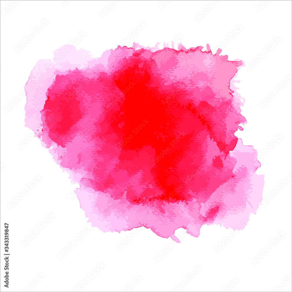 Vector paint splash abstract watercolor background.