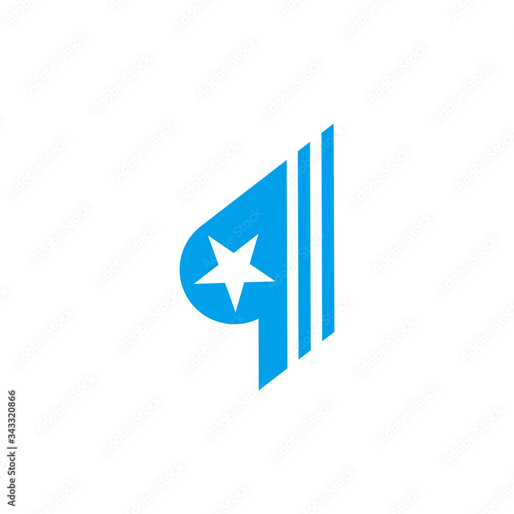 simple star motion arrow up stripes geometric symbol logo vector simple star motion arrow up stripes geometric symbol logo vector