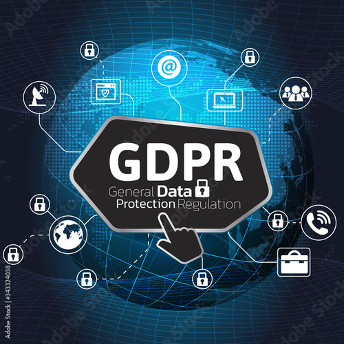 General Data Protection Regulation (GDPR) Concept.