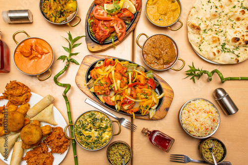 hindu food dishes set