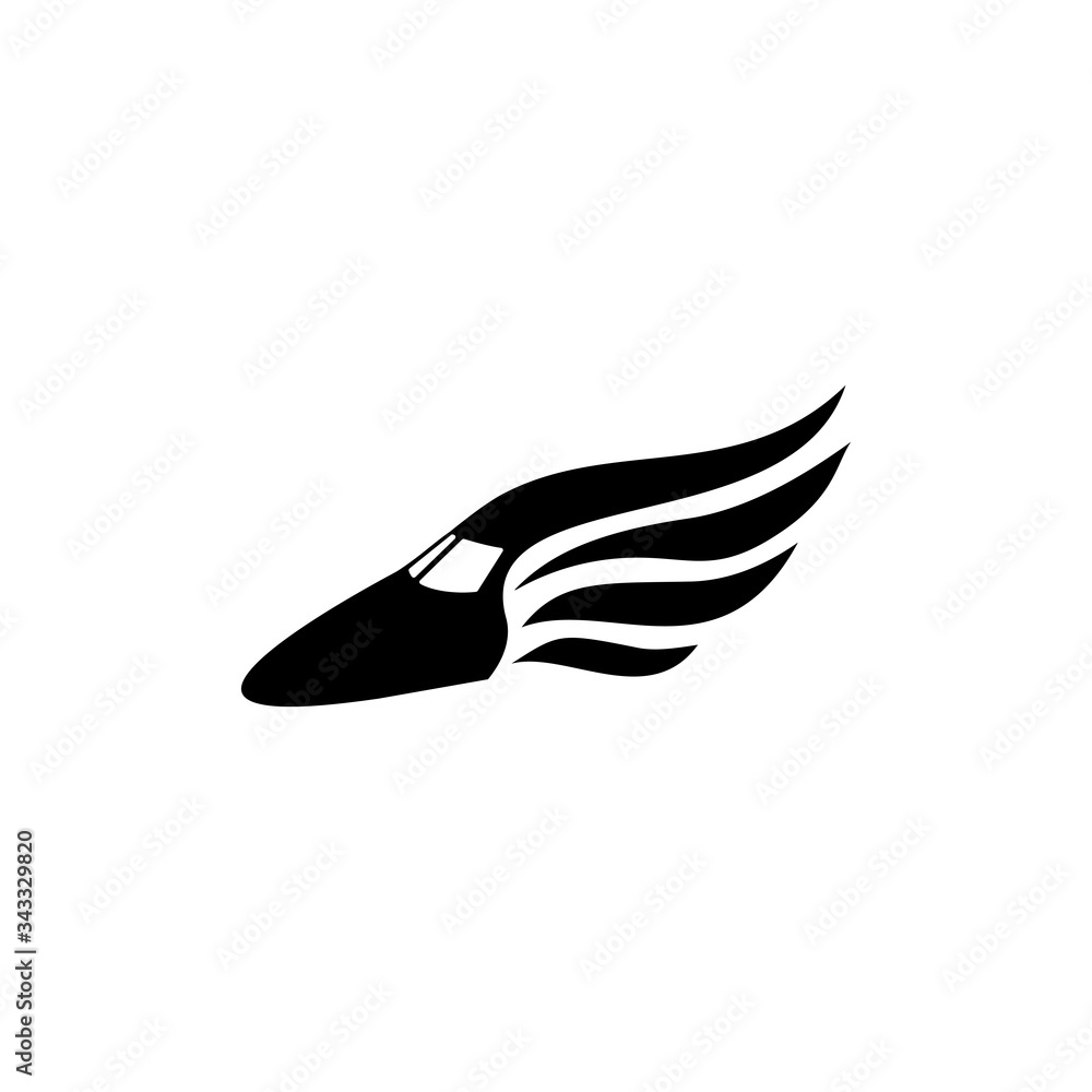 jet illustration vector template design jet illustration vector template design