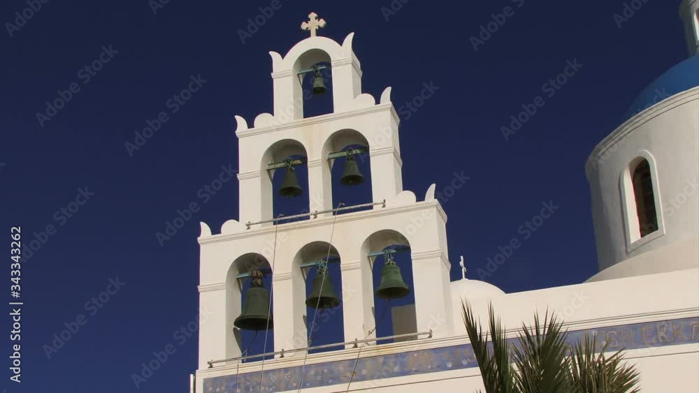 Santorini Greece Islands with blue sky Santorini Greece Islands with blue sky