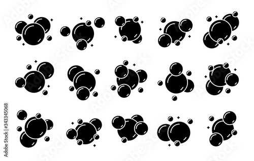 Boiling bubbles glyphs