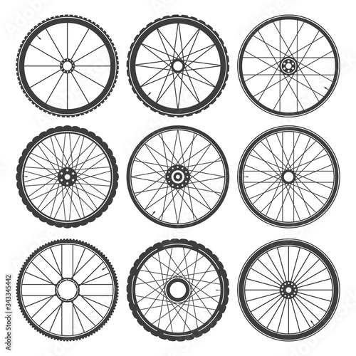 Fitness bicycle wheelss