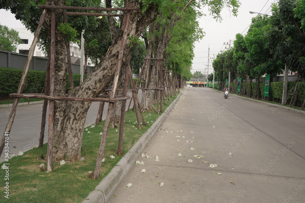 road in the city