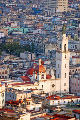 Convento & Iglesia del Carmen, Havana - aerial view