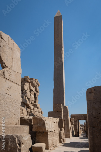 Obelisk in Karnak temple complex, Egypt