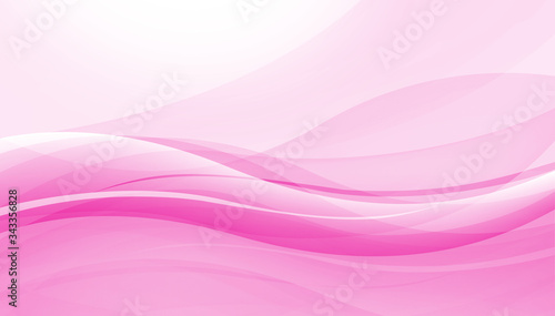 光輝くウェーブ ピンクの背景 