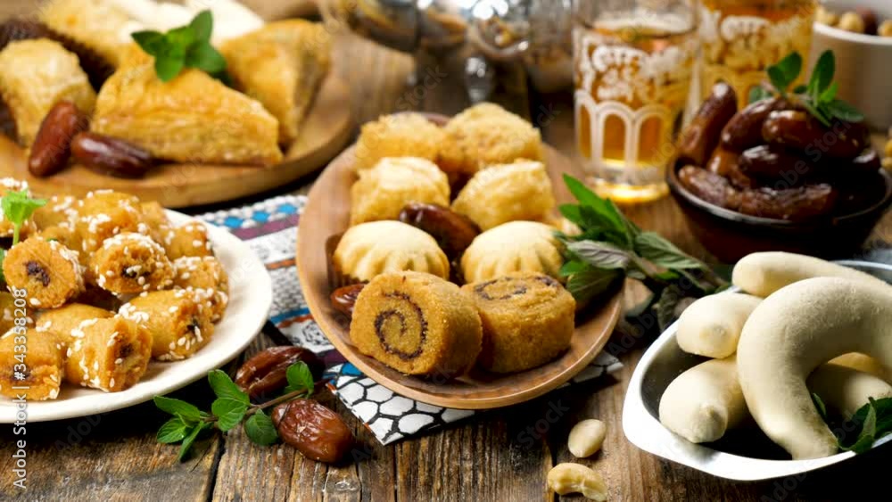 assorted of Arabian pastry, baklava assorted of Arabian pastry, baklava