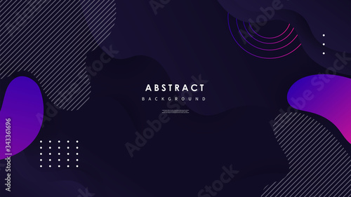 Abstract wave background with colorful shapes Vector