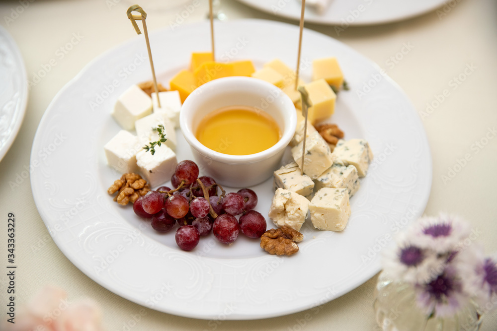 Festive wedding table