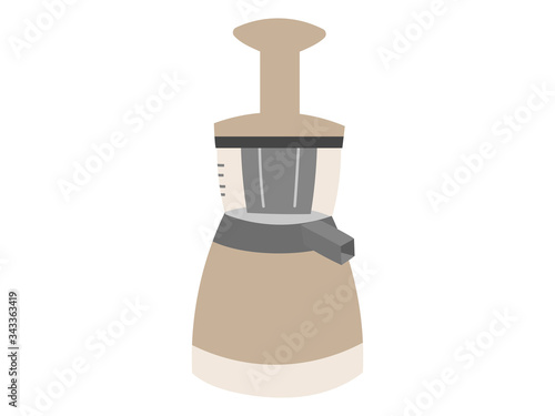 スロージューサーのイラスト