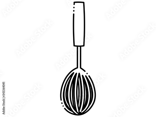 泡立て器のイラスト