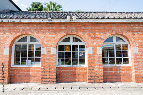 The architecture of Huashan 1914 Creative Park  in Taipei, Taiwan