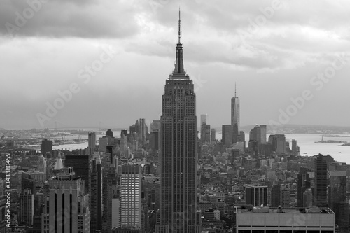 фотография Empire State Building And Towers In City