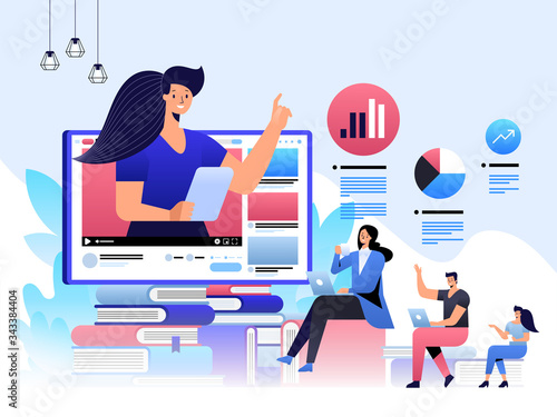 Online education, staff training, specialization