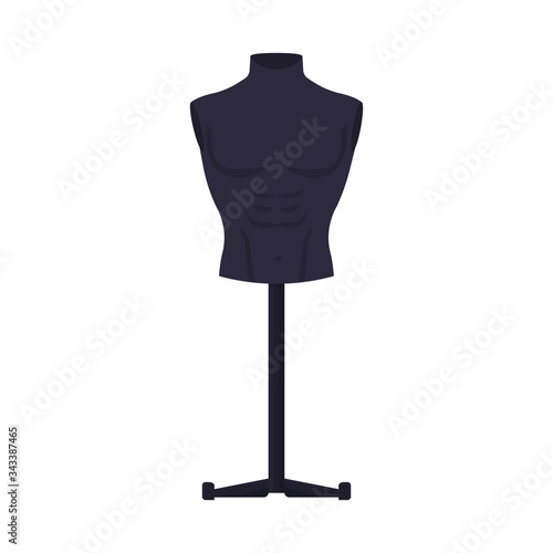 Isolated object of dummy and bust icon. Web element of dummy and female vector icon for stock.