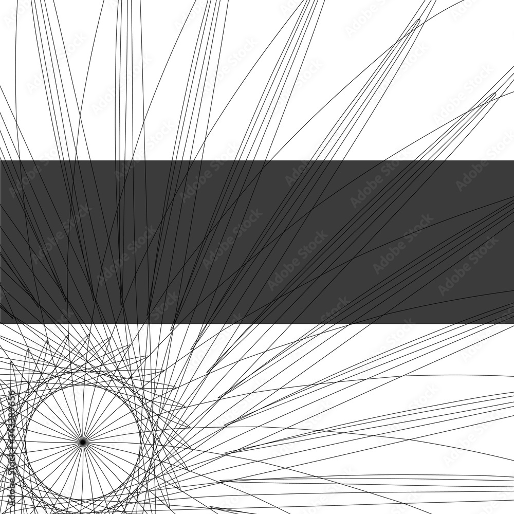 Obraz premium Titel titelleiste einband umschlag cover Visitenkarte rahmen hintergrund ticket sticker karte flyer plakat schild geometrisch spirale kreis netz psychedelisch klar edel 