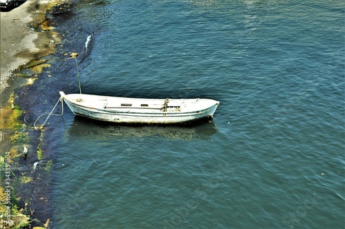 fishing boat by the sea in Istanbul © zura
