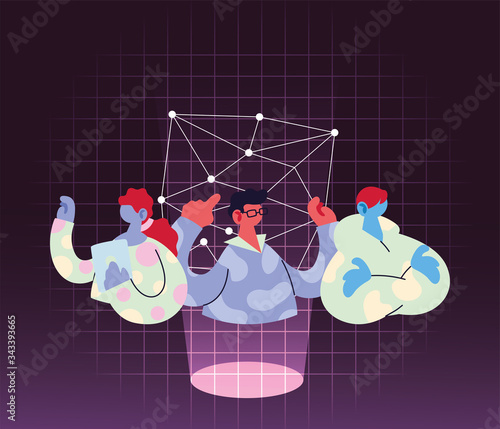 people sharing work methods online