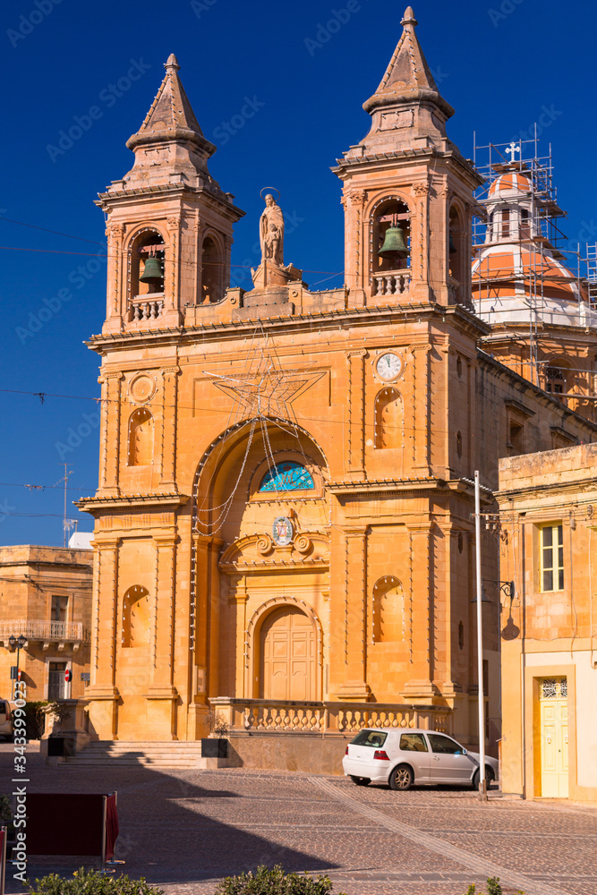 Architecture of the Marsaxlokk Parish Church, Malta