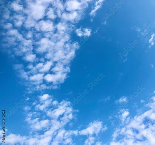 blue sky with clouds