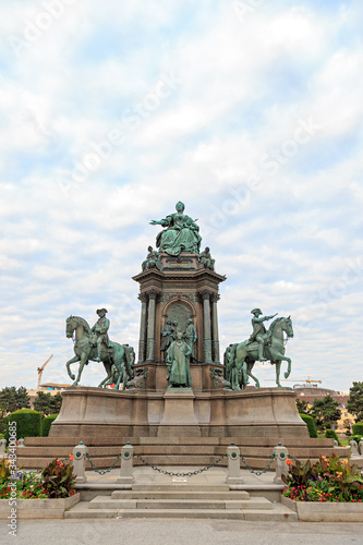 Vienna, Austria. Maria Theresa Monument, Archduke of Austria and Empress of the Holy Roman Empire. Maria Theresa ruled in the Habsburg Monarchy in 1740-1780. The monument was erected in 1888 photo