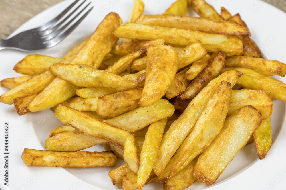 assiette de frites faite maison assiette de frites faite maison