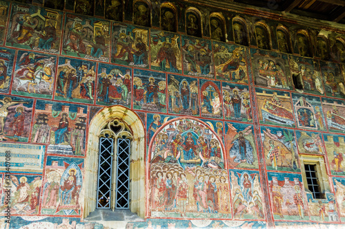 Billede på lærred The orthodox monastery Humor. Suceava county, Romania.