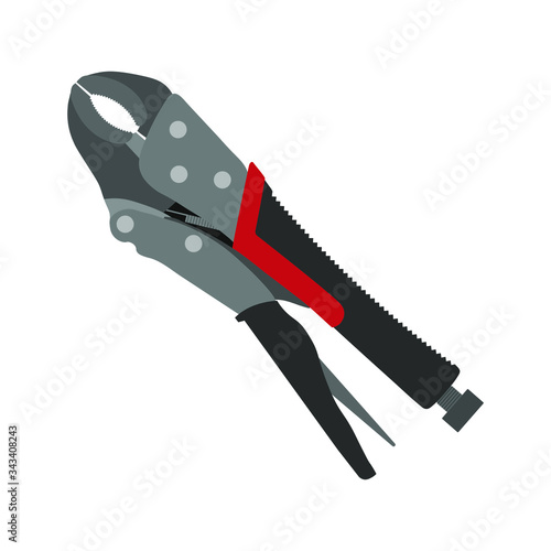 Locking Pliers tool vector ...