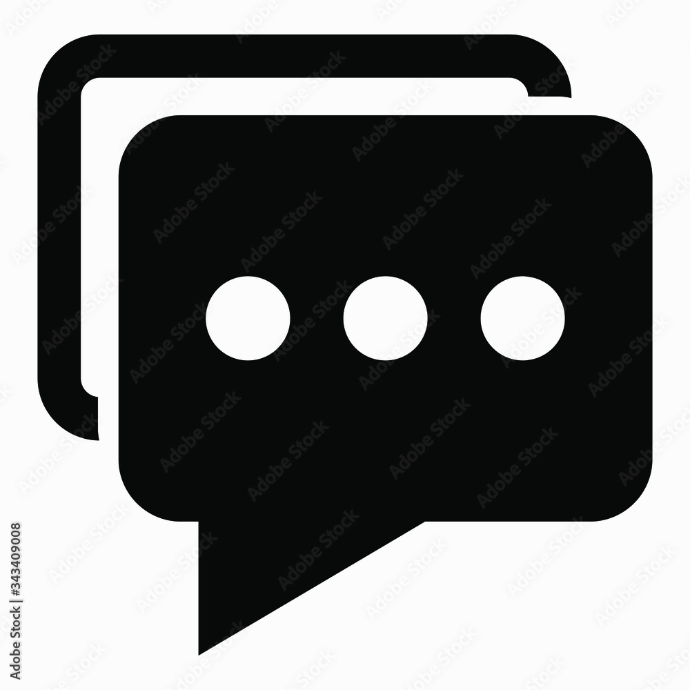 Chat message isolated minimal single flat linear icon for application and info-graphic. Commercial line vector icon for websites and mobile minimalistic flat design. Chat message isolated minimal single flat linear icon for application and info-graphic. Commercial line vector icon for websites and mobile minimalistic flat design.