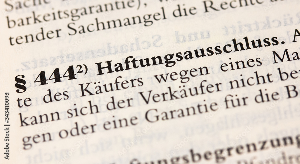 Haftungsausschluss Haftungsausschluss