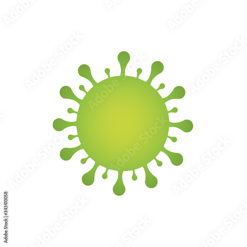 Stop the virus. Stop coronavirus. Crown virus icons. Separate on a white background. pandemic flu virus of the coronavirus. Vector