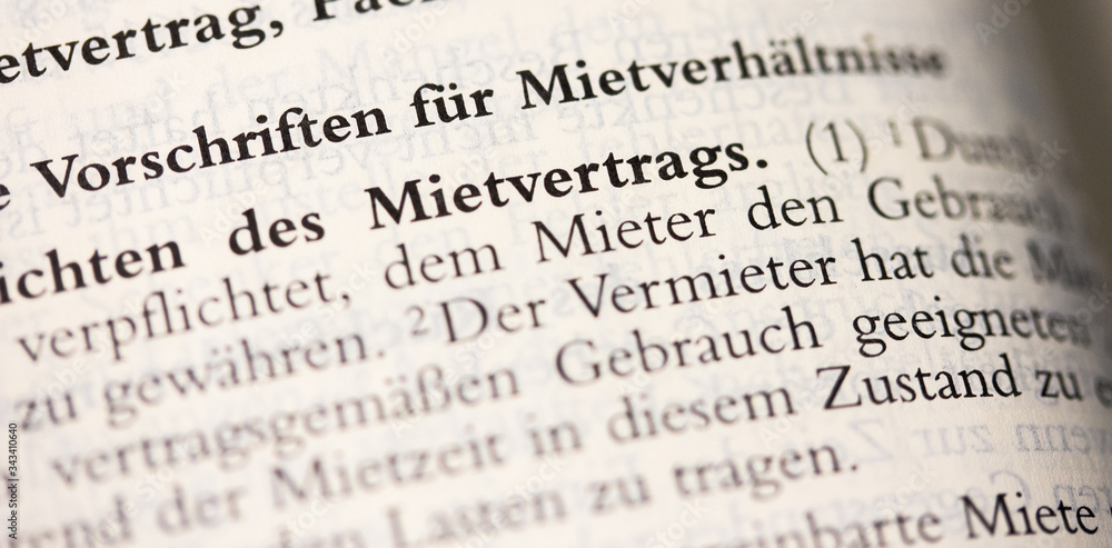 Mietvertrag in § 535 BGB Mietvertrag in § 535 BGB