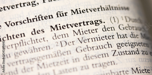 Mietvertrag in § 535 BGB