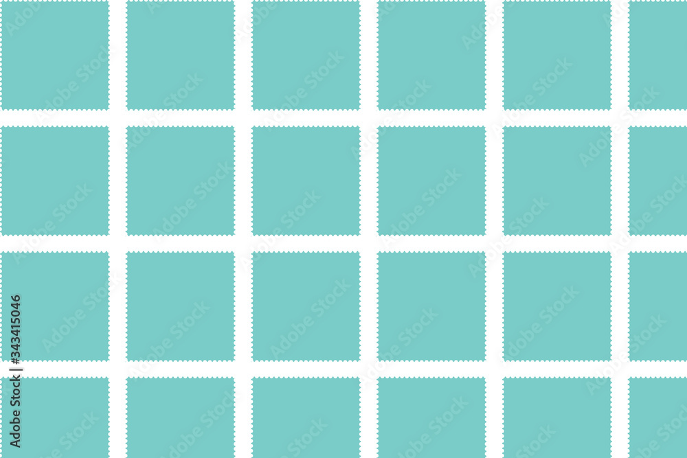 Blue square pattern on white background.