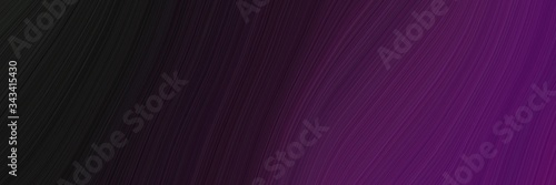elegant dynamic header design with very dark pink, very dark magenta and very dark violet colors. fluid curved flowing waves and curves