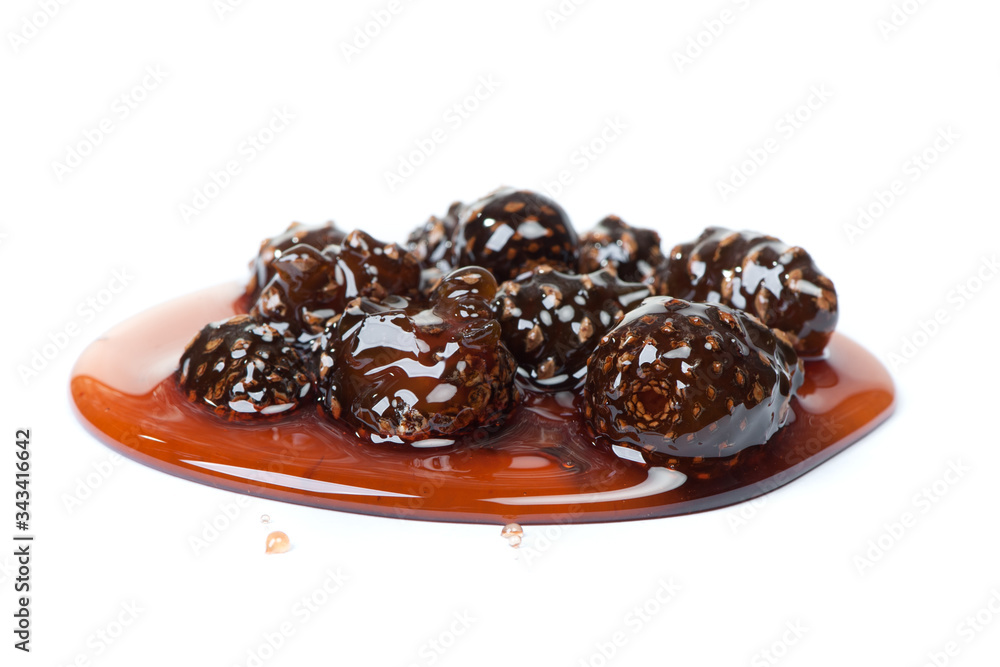 Spill of pine cone jam Spill of pine cone jam
