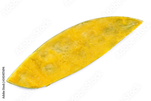 Peel of mango isolated photo