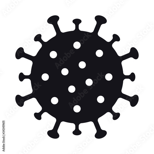 Corona virus symbol vector illustration
