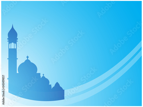 blue islamic background wallpaper
