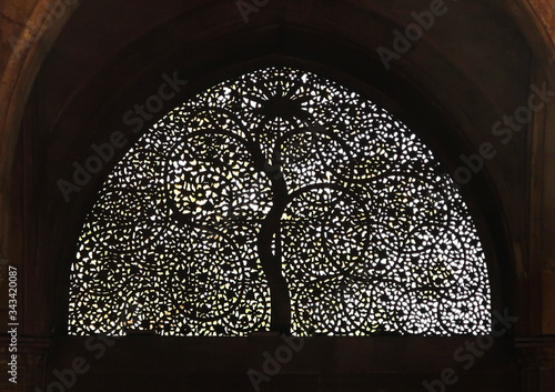 Cuadro en lienzo Sidi Saiyyed Mosque at Ahmedabad , Gujarat, India