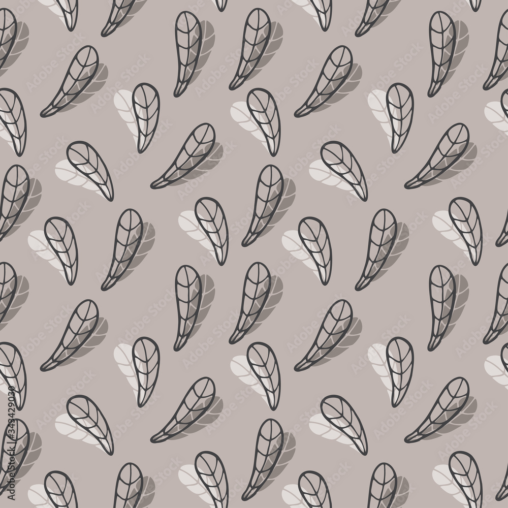 Seamless pattern with hand drawn floral herbal elements on a brown background. Doodle, simple outline illustration. It can be used for decoration of textile, paper and other surfaces. Seamless pattern with hand drawn floral herbal elements on a brown background. Doodle, simple outline illustration. It can be used for decoration of textile, paper and other surfaces.