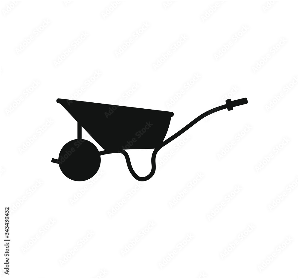 construction trolley. illustration for web and mobile design. construction trolley. illustration for web and mobile design.