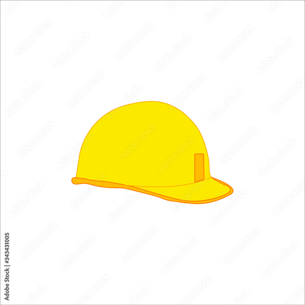 bricklayer's helmet. illustration for web and mobile design. bricklayer's helmet. illustration for web and mobile design.