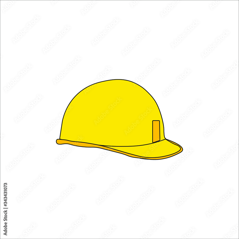 bricklayer's helmet. illustration for web and mobile design. bricklayer's helmet. illustration for web and mobile design.